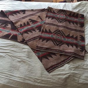 Stetson Wool Small OS Southwest Print Wrap Shawl